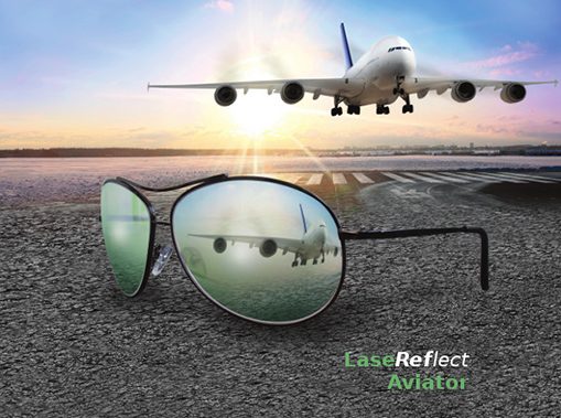LaseReflect Aviator Glasses